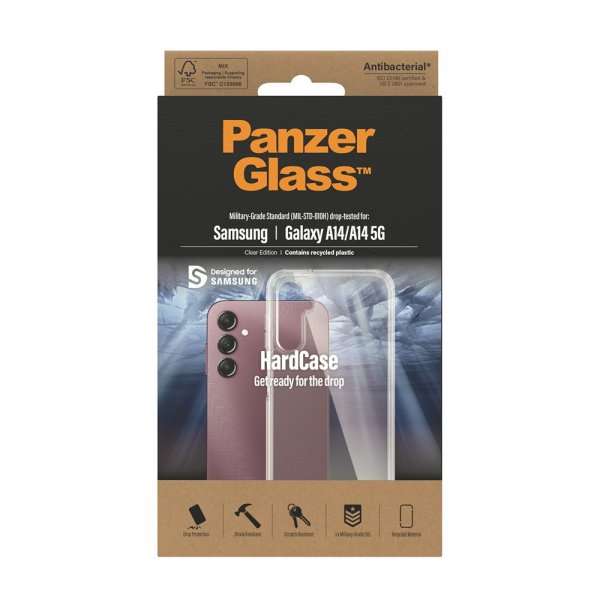 PanzerGlass Samsung Galaxy A14 Deksel HardCase Transparent