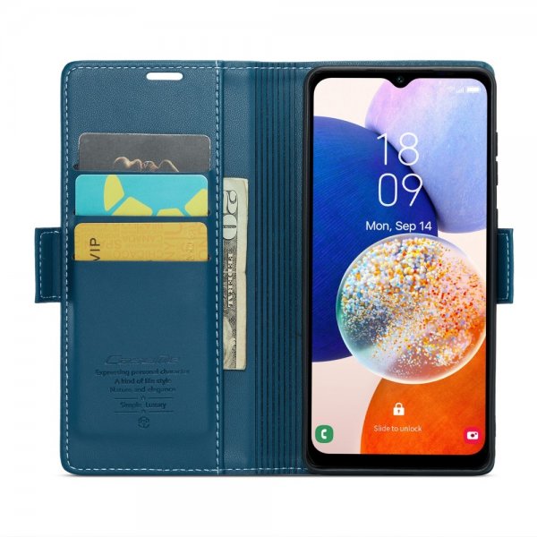CaseMe Samsung Galaxy A14 Etui 023 Series Blå