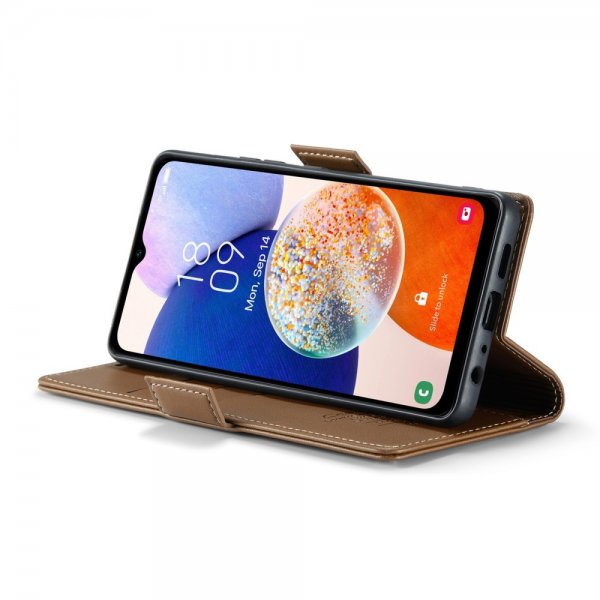 CaseMe Samsung Galaxy A14 Etui 023 Series Brun