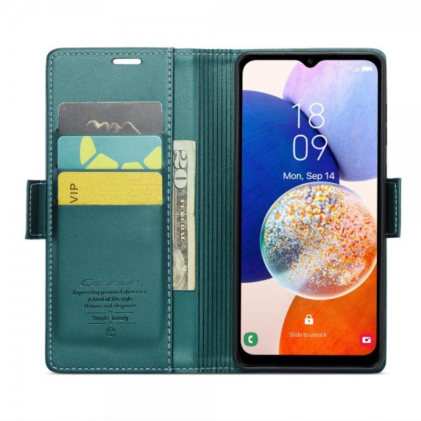 CaseMe Samsung Galaxy A14 Etui 023 Series Grønn