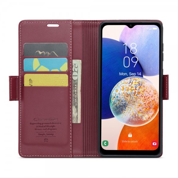CaseMe Samsung Galaxy A14 Etui 023 Series Rød