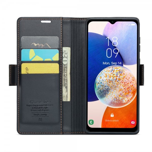CaseMe Samsung Galaxy A14 Etui 023 Series Svart