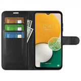 Samsung Galaxy A14 Etui Litchi Svart