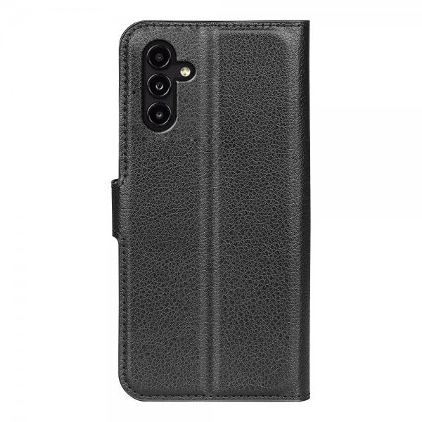 Samsung Galaxy A14 Etui Litchi Svart