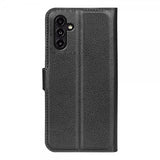 Samsung Galaxy A14 Etui Litchi Svart