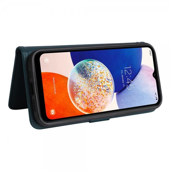 Betopnice Samsung Galaxy A14 Etui Avtagbart Deksel 005 Blå