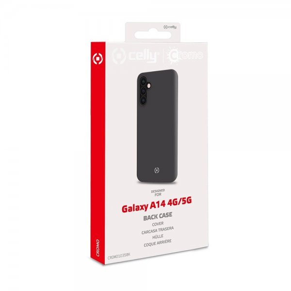 Celly Samsung Galaxy A14 Deksel CROMO Svart