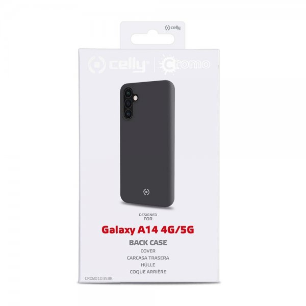 Celly Samsung Galaxy A14 Deksel CROMO Svart