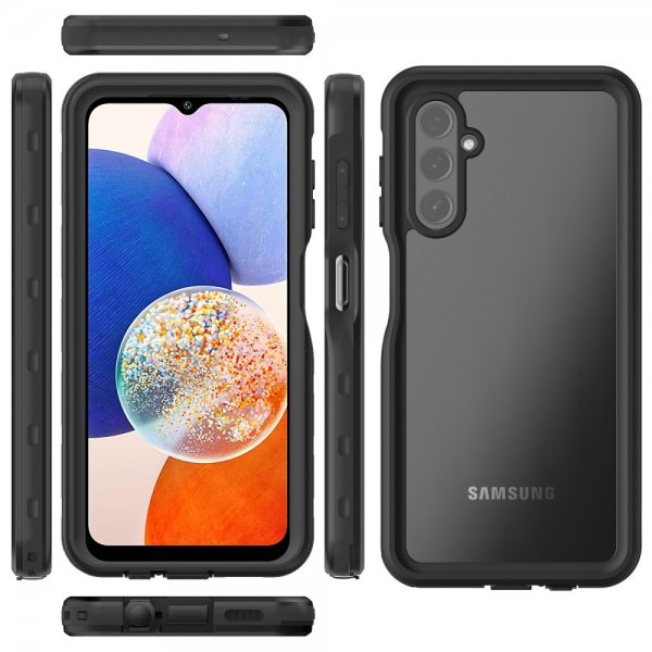 Redpepper Samsung Galaxy A14 Deksel Vanntett IP68 Svart