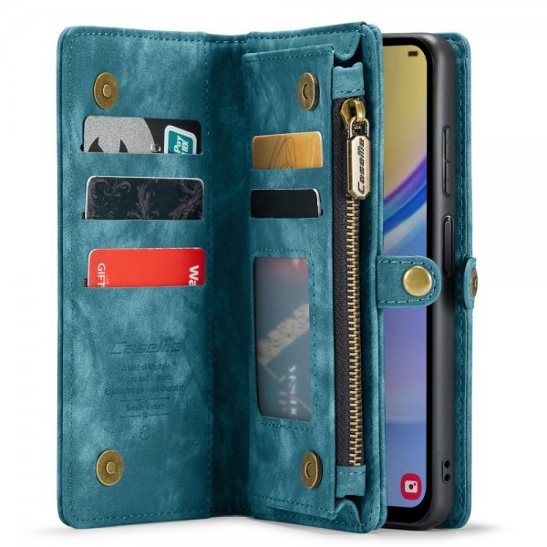 CaseMe Samsung Galaxy A15 Etui 008 Series Avtakbart Deksel Blå