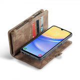 CaseMe Samsung Galaxy A15 Etui 008 Series Avtakbart Deksel Brun