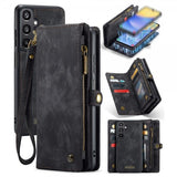CaseMe Samsung Galaxy A15 Etui 008 Series Avtakbart Deksel Svart