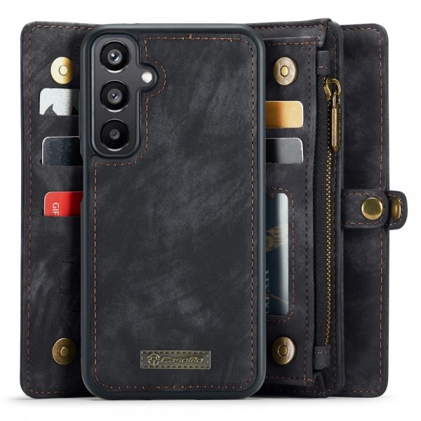 CaseMe Samsung Galaxy A15 Etui 008 Series Avtakbart Deksel Svart