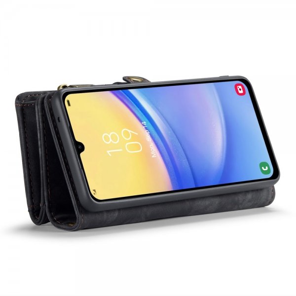 CaseMe Samsung Galaxy A15 Etui 008 Series Avtakbart Deksel Svart