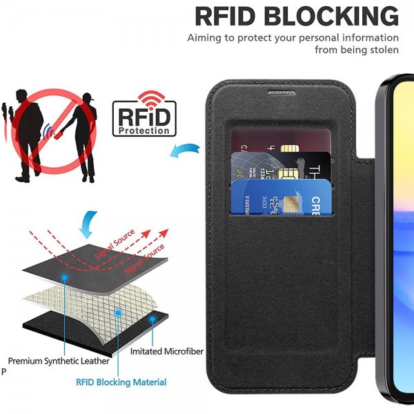 Samsung Galaxy A15 Etui MagSafe Svart
