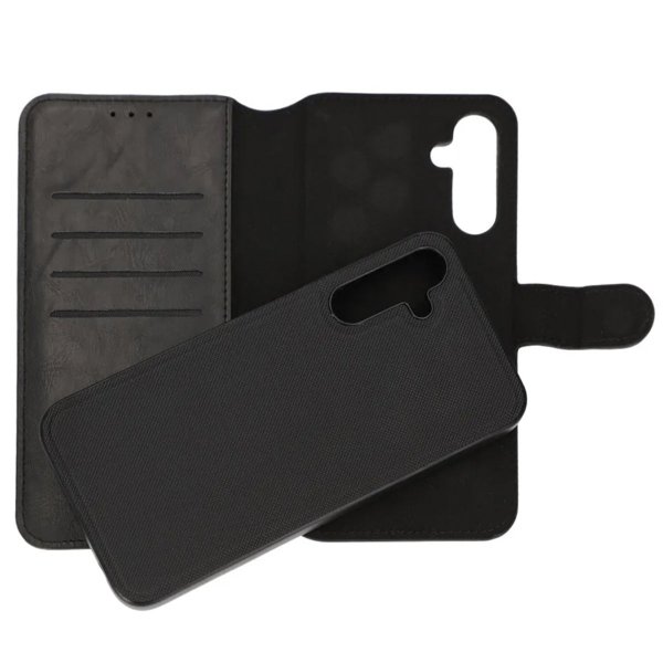 Rvelon Samsung Galaxy A15 Etui Detachable Wallet Case Svart