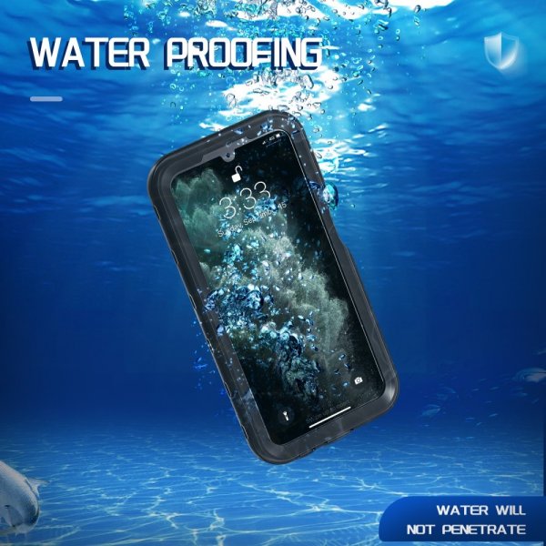 Redpepper Samsung Galaxy A15 Deksel Vanntett IP68 Svart