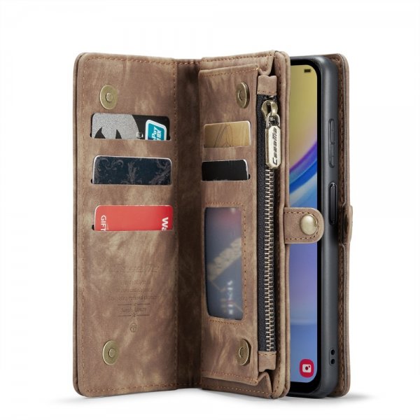 CaseMe Samsung Galaxy A16 Etui 008 Series Avtakbart Deksel Brun