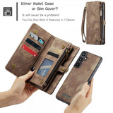 CaseMe Samsung Galaxy A16 Etui 008 Series Avtakbart Deksel Brun