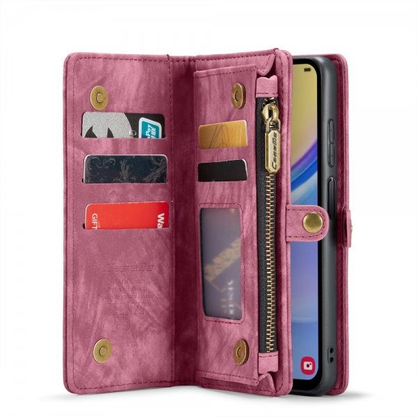 CaseMe Samsung Galaxy A16 Etui 008 Series Avtakbart Deksel Rød