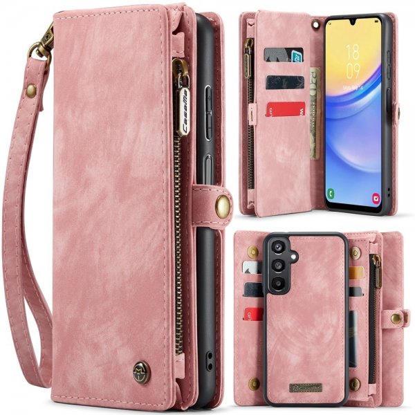 CaseMe Samsung Galaxy A16 Etui 008 Series Avtakbart Deksel Rosa