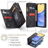 CaseMe Samsung Galaxy A16 Etui 008 Series Avtakbart Deksel Svart
