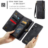 CaseMe Samsung Galaxy A16 Etui 008 Series Avtakbart Deksel Svart
