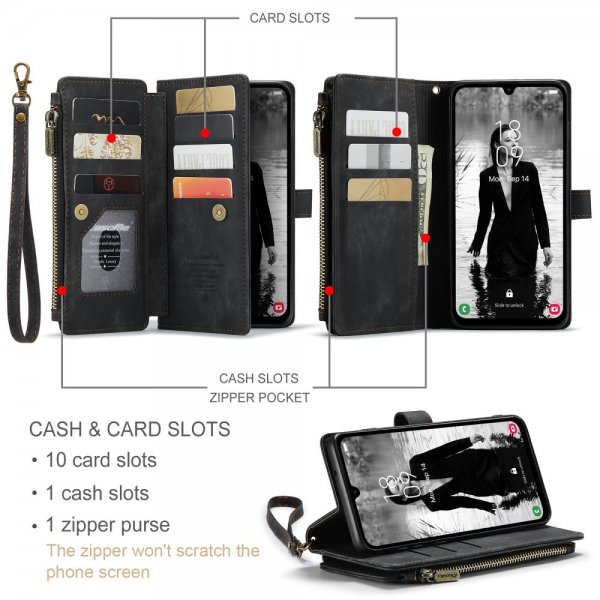 CaseMe Samsung Galaxy A16 Etui C30 Series Svart