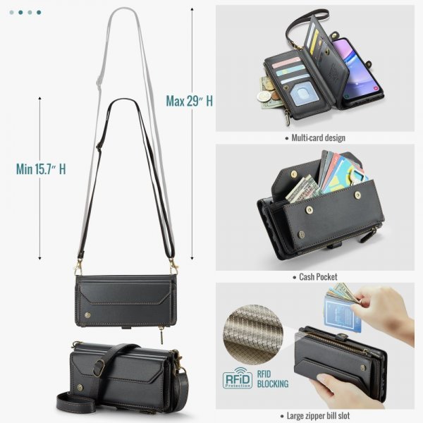 CaseMe Samsung Galaxy A16 Etui C36 Series Svart