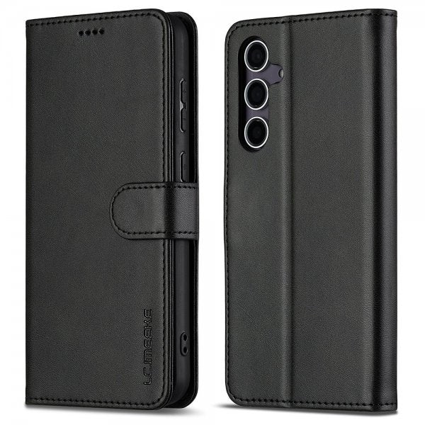 Lc.Imeeke Samsung Galaxy A16 Etui med Kortlomme stativfunksjon Svart