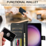 Lc.Imeeke Samsung Galaxy A16 Etui med Kortlomme stativfunksjon Svart