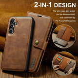 Dg.Ming Samsung Galaxy A16 Etui Avtagbart Deksel Brun