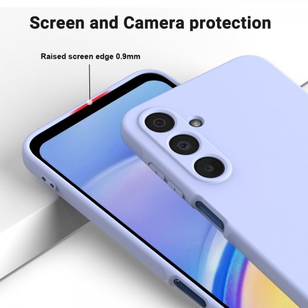 Samsung Galaxy A16 Deksel med Stropp Silikon Lilla