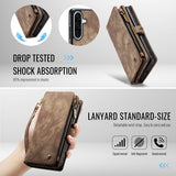 CaseMe Samsung Galaxy A17 Etui 008 Series Avtakbart Deksel Brun