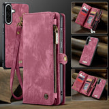CaseMe Samsung Galaxy A17 Etui 008 Series Avtakbart Deksel Rød