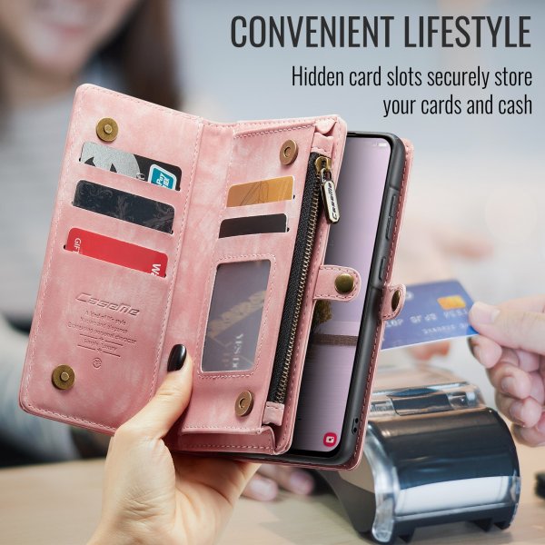 CaseMe Samsung Galaxy A17 Etui 008 Series Avtakbart Deksel Rosa