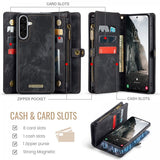 CaseMe Samsung Galaxy A17 Etui 008 Series Avtakbart Deksel Svart