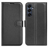 Samsung Galaxy A17 Etui Litchi Svart