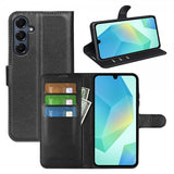 Samsung Galaxy A17 Etui Litchi Svart