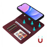 Betopnice Samsung Galaxy A17 Etui Avtagbart Deksel 005 Rød