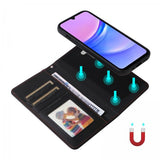 Betopnice Samsung Galaxy A17 Etui Avtagbart Deksel 005 Svart