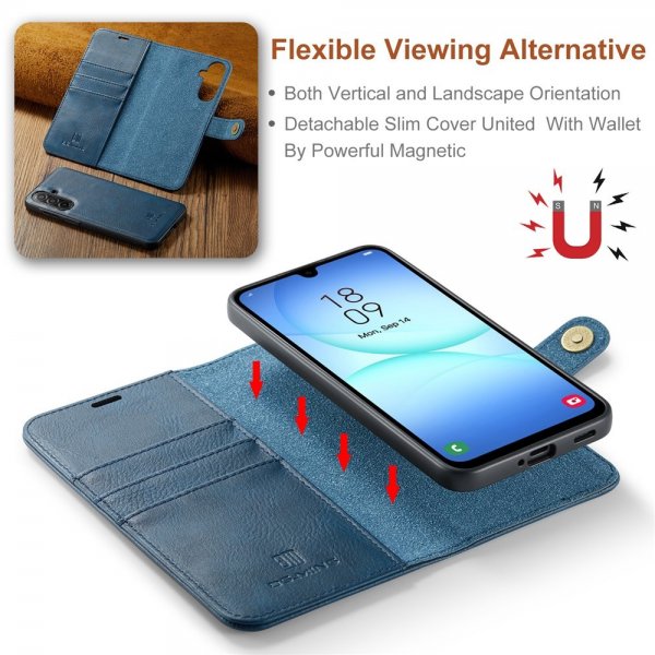 Dg.Ming Samsung Galaxy A17 Etui Avtagbart Deksel Blå
