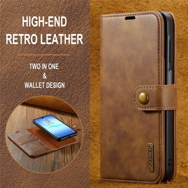 Dg.Ming Samsung Galaxy A17 Etui Avtagbart Deksel Brun