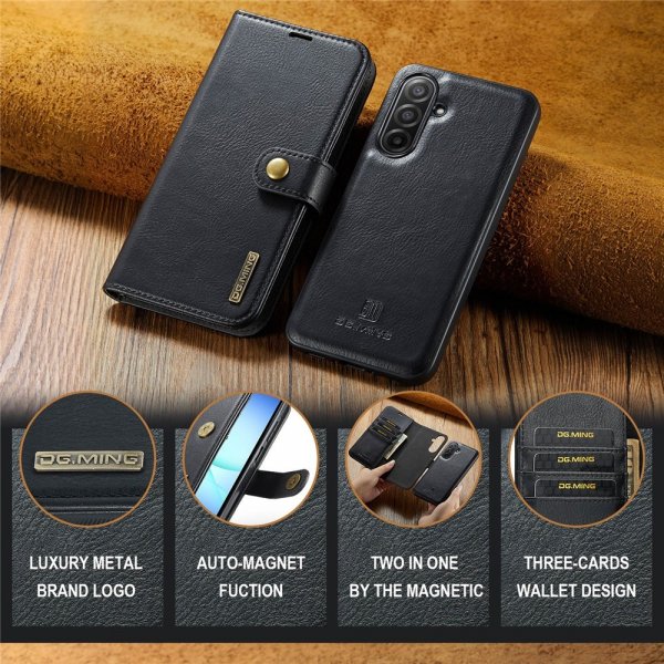 Dg.Ming Samsung Galaxy A17 Etui Avtagbart Deksel Svart