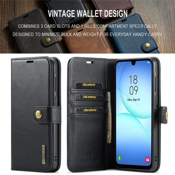 Dg.Ming Samsung Galaxy A17 Etui Avtagbart Deksel Svart
