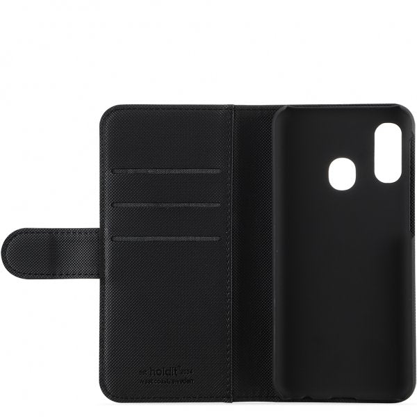 holdit Samsung Galaxy A20e Etui Wallet Case Svart