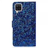 Samsung Galaxy A22 4G Etui Glitter Stripe Blå