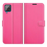 Samsung Galaxy A22 4G Etui Litchi Magenta