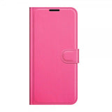Samsung Galaxy A22 4G Etui Litchi Magenta