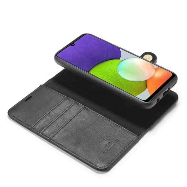 Dg.Ming Samsung Galaxy A22 4G Etui Avtagbart Deksel Svart